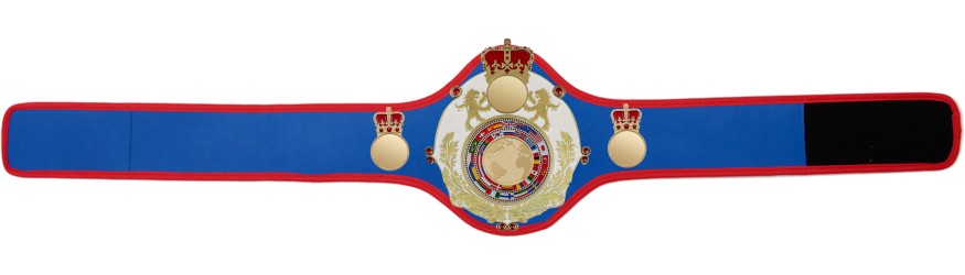 QUEENSBURY PRO LEATHER WORLD FLAGS CHAMPIONSHIP BELT -QUEEN/W/G/FLAG - AVAILABLE IN 10+ COLOURS